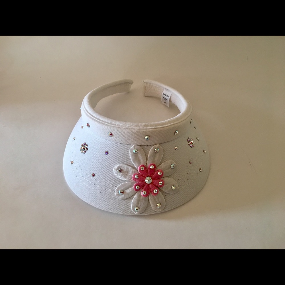 White Joe Boxer Slip on Sun Visor